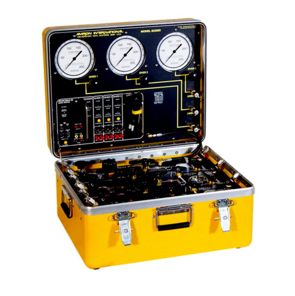 Amron Three-Diver Air Control and Depth Monitoring System with Communicator – IMCA Compliant