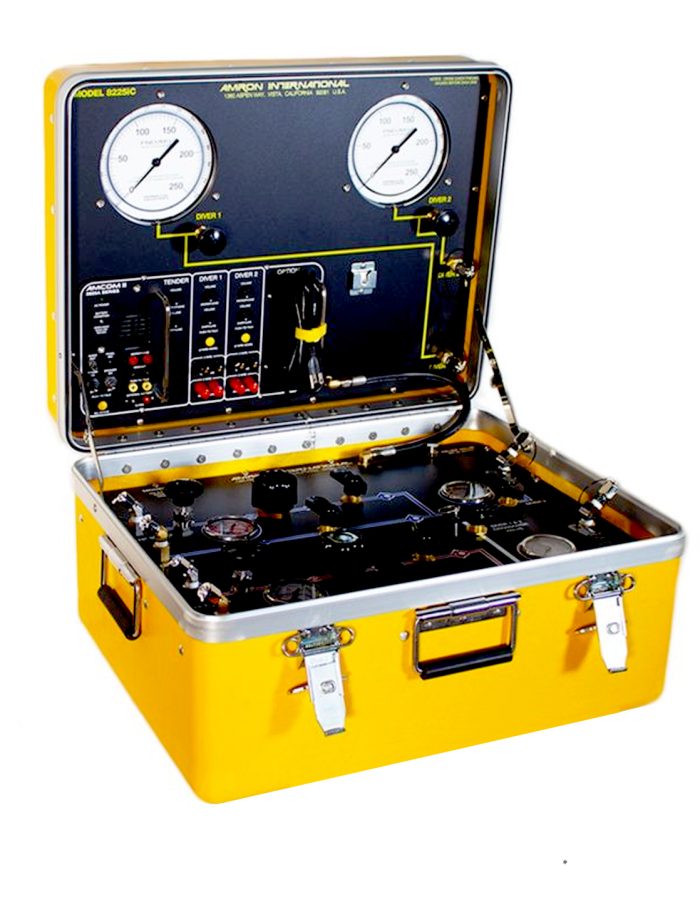 Amron Two-Diver Air Control and Depth Monitoring System with Communicator – IMCA Compliant